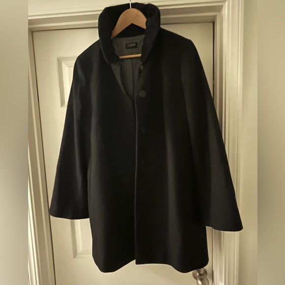 EUC Jcrew wool / cashmere car coat - Picture 1 of 7